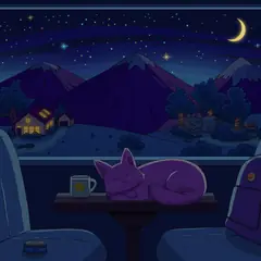 Night Train album cover by Purrple Cat